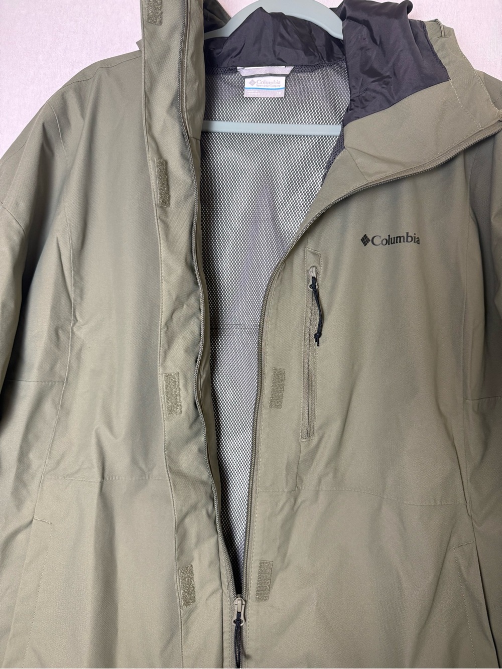 NWT Columbia Women's Hikebound II Jacket - Sage Green - 1X